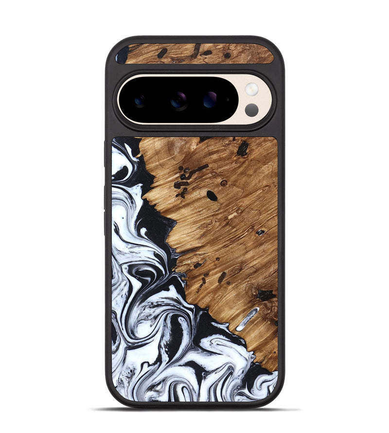 Pixel 10 Wood Phone Case - Renada (Black & White, 827613)