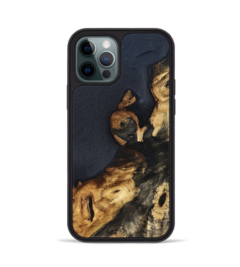 iPhone 12 Pro Wood Phone Case - Evelin (Wood Burl, 827614)