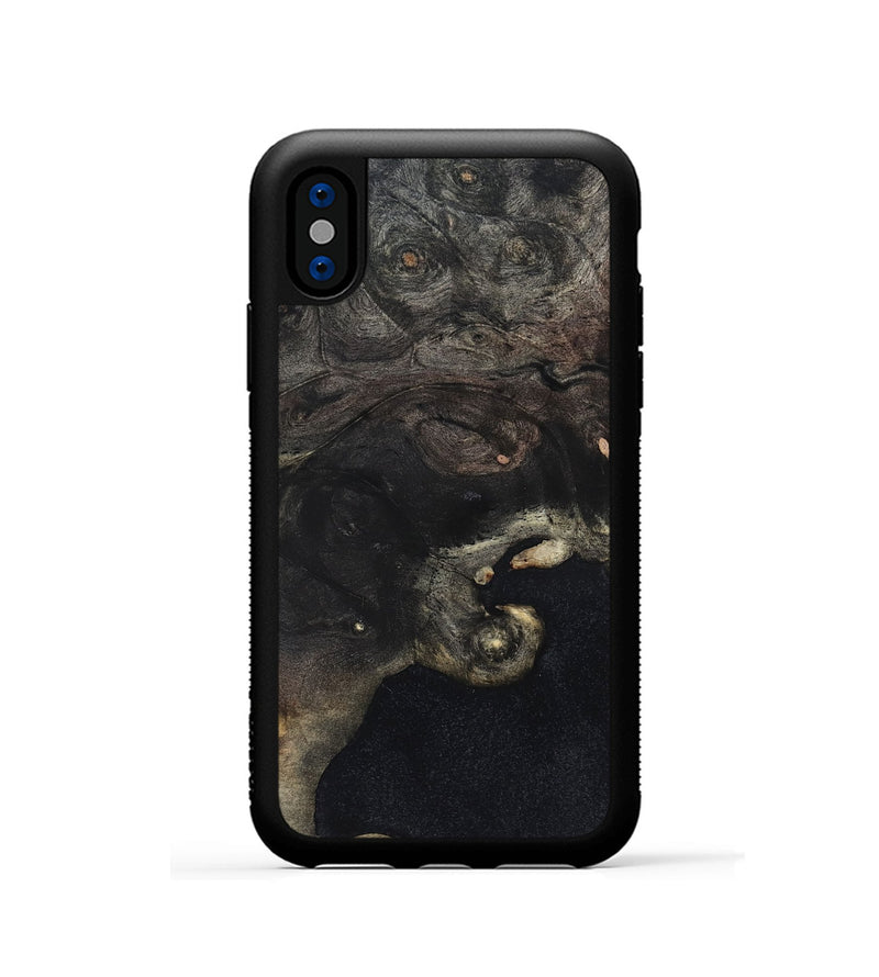 iPhone Xs Wood Phone Case - Lyra (Wood Burl, 827615)