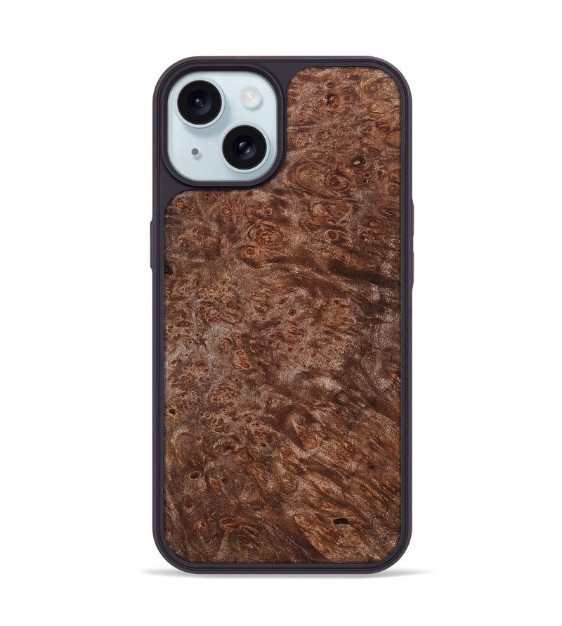 iPhone 15 Wood Phone Case - Rae (Wood Burl, 827616)
