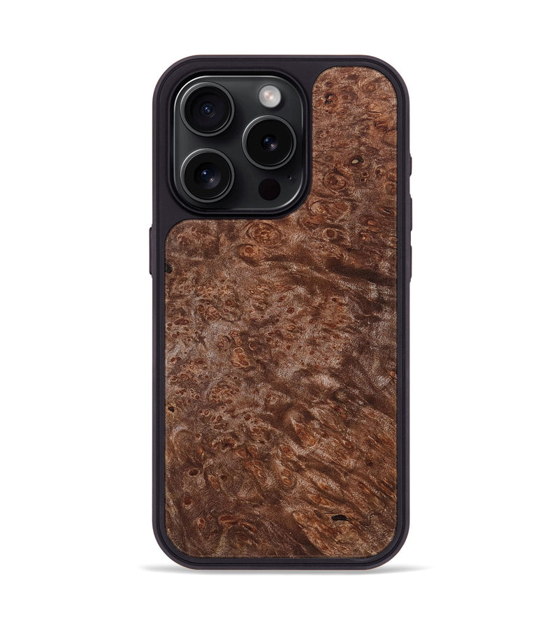 iPhone 15 Pro Wood Phone Case - Rae (Wood Burl, 827616)