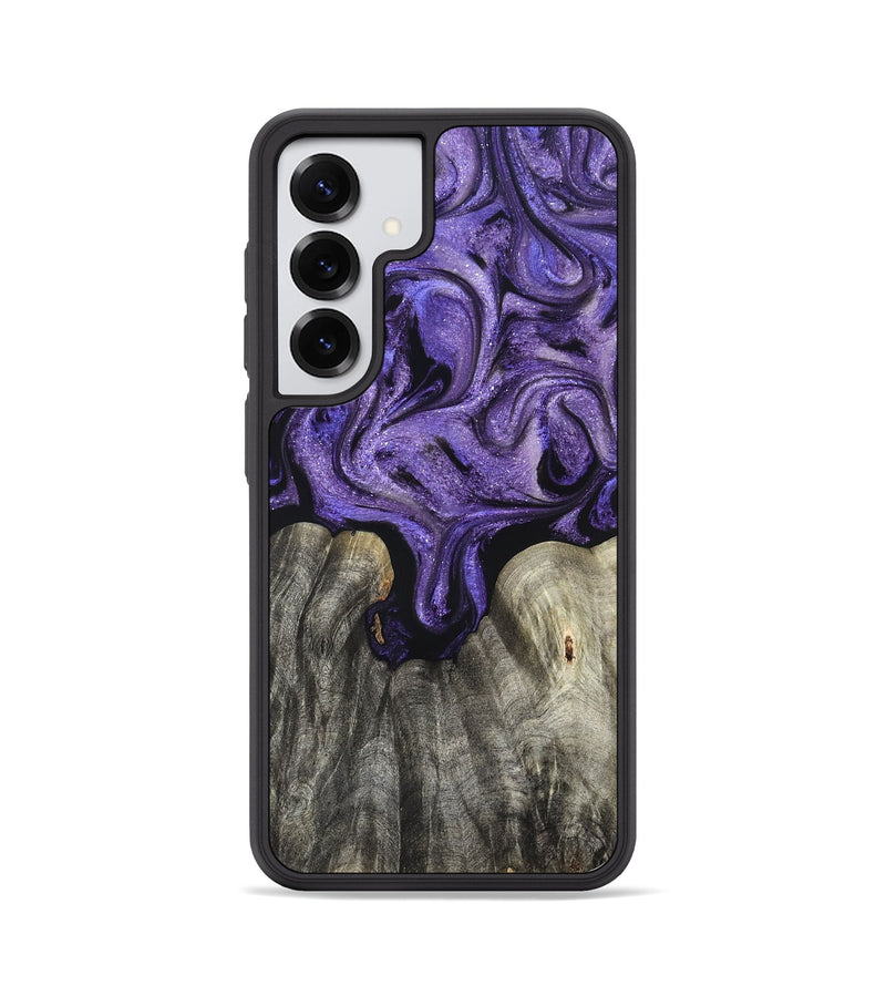 Galaxy S25 Wood Phone Case - Josette (Purple, 827619)