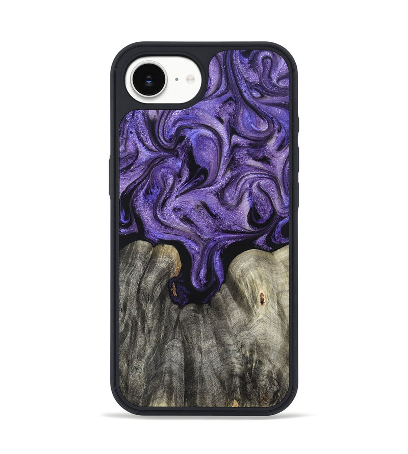 iPhone 17e Wood Phone Case - Josette (Purple, 827619)