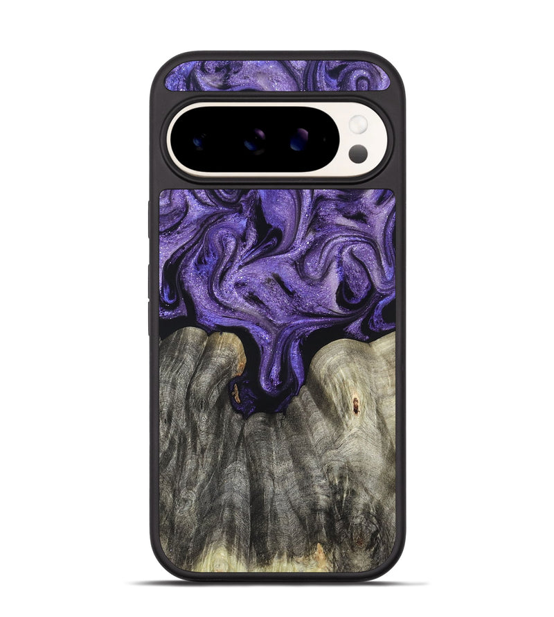 Pixel 9 Wood Phone Case - Josette (Purple, 827619)