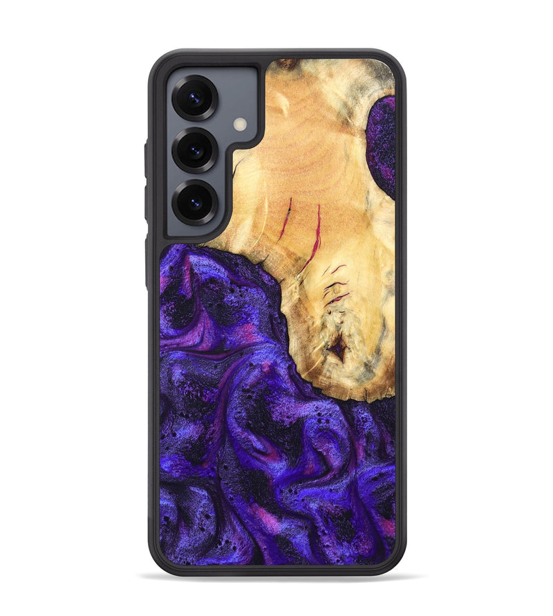 Galaxy S25 Plus Wood Phone Case - Cherry (Purple, 827620)