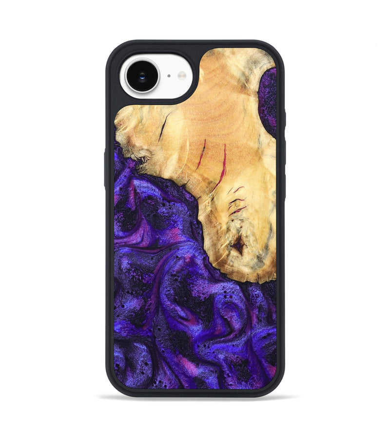 iPhone 17e Wood Phone Case - Cherry (Purple, 827620)