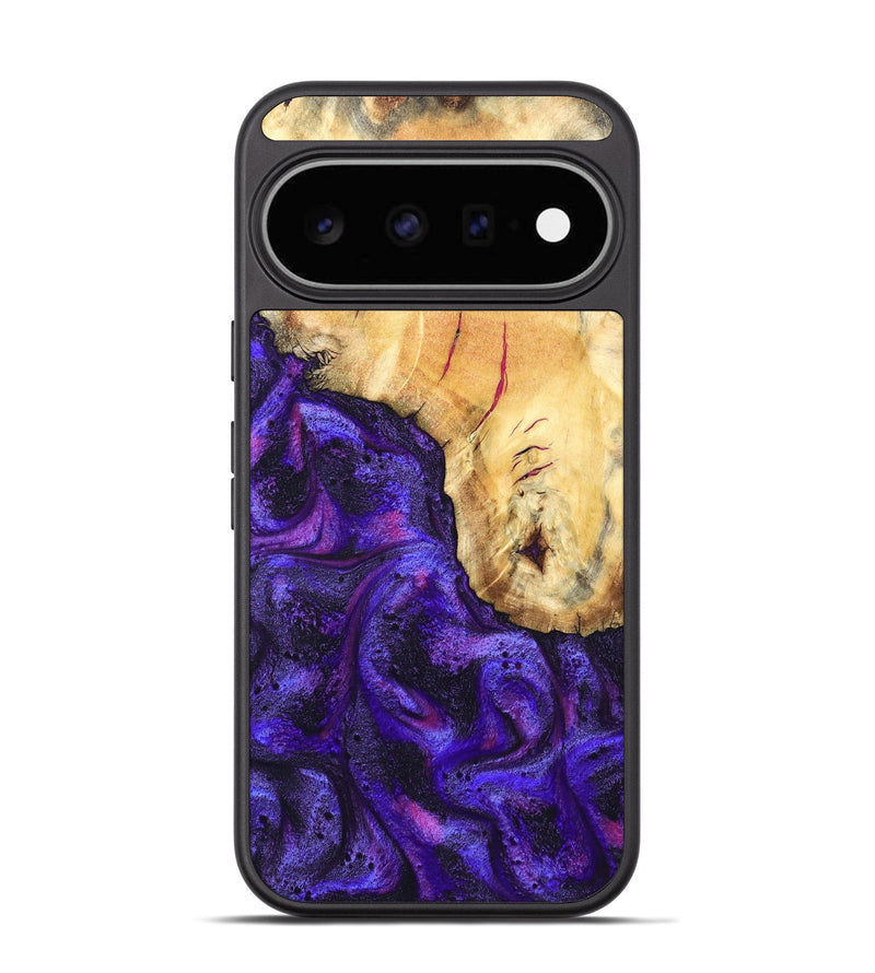 Pixel 11 Wood Phone Case - Cherry (Purple, 827620)
