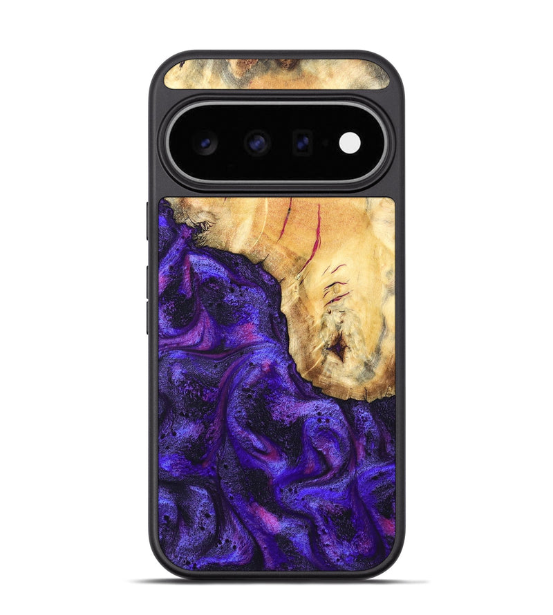 Pixel 11 Pro Wood Phone Case - Cherry (Purple, 827620)