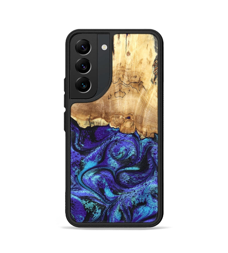 Galaxy S22 Wood Phone Case - Ester (Purple, 827621)