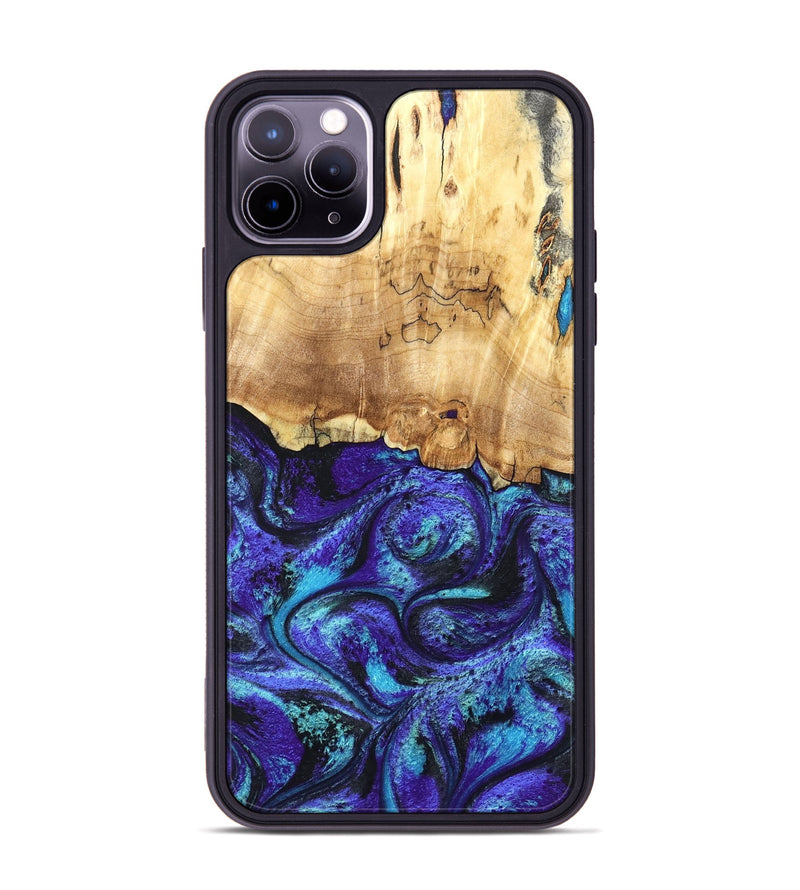 iPhone 11 Pro Max Wood Phone Case - Ester (Purple, 827621)
