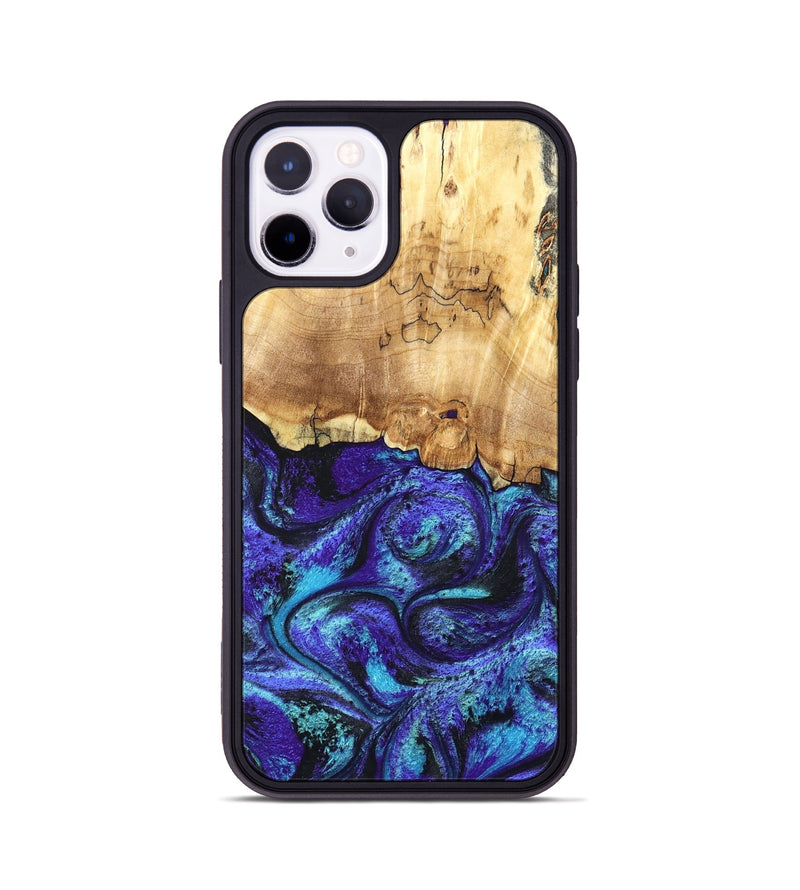 iPhone 11 Pro Wood Phone Case - Ester (Purple, 827621)