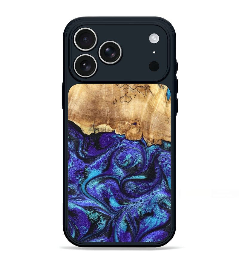 iPhone 17 Pro Max Wood Phone Case - Ester (Purple, 827621)