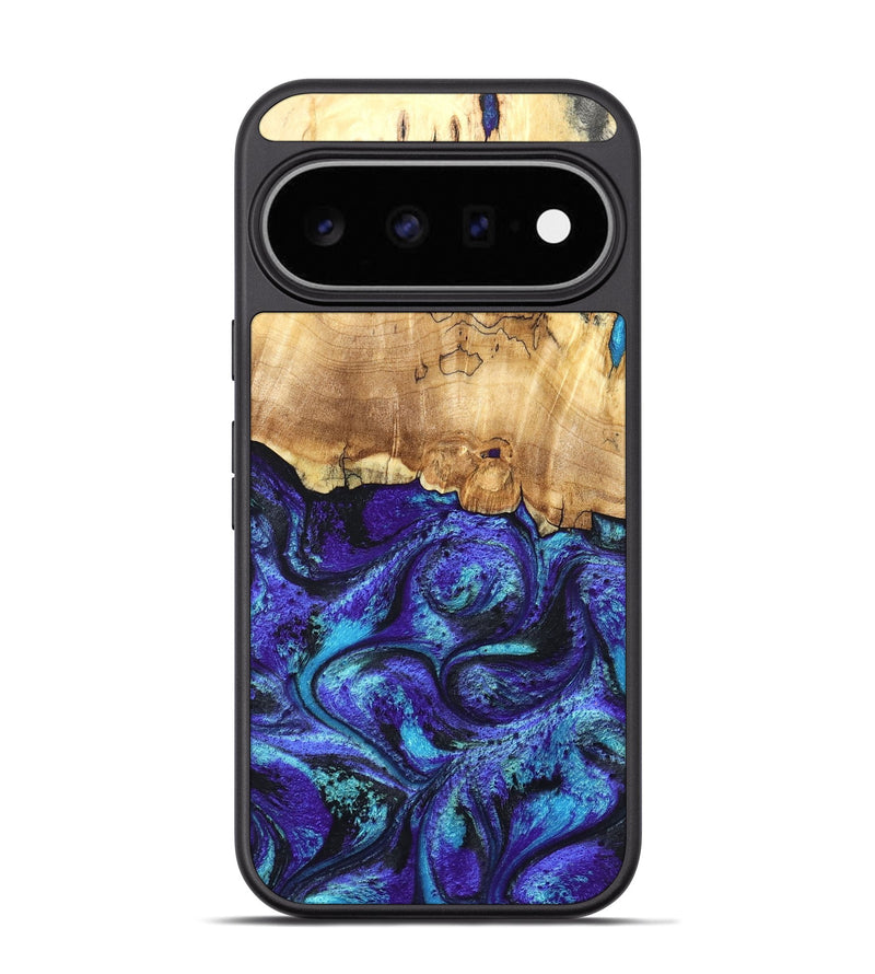 Pixel 11 Pro Wood Phone Case - Ester (Purple, 827621)