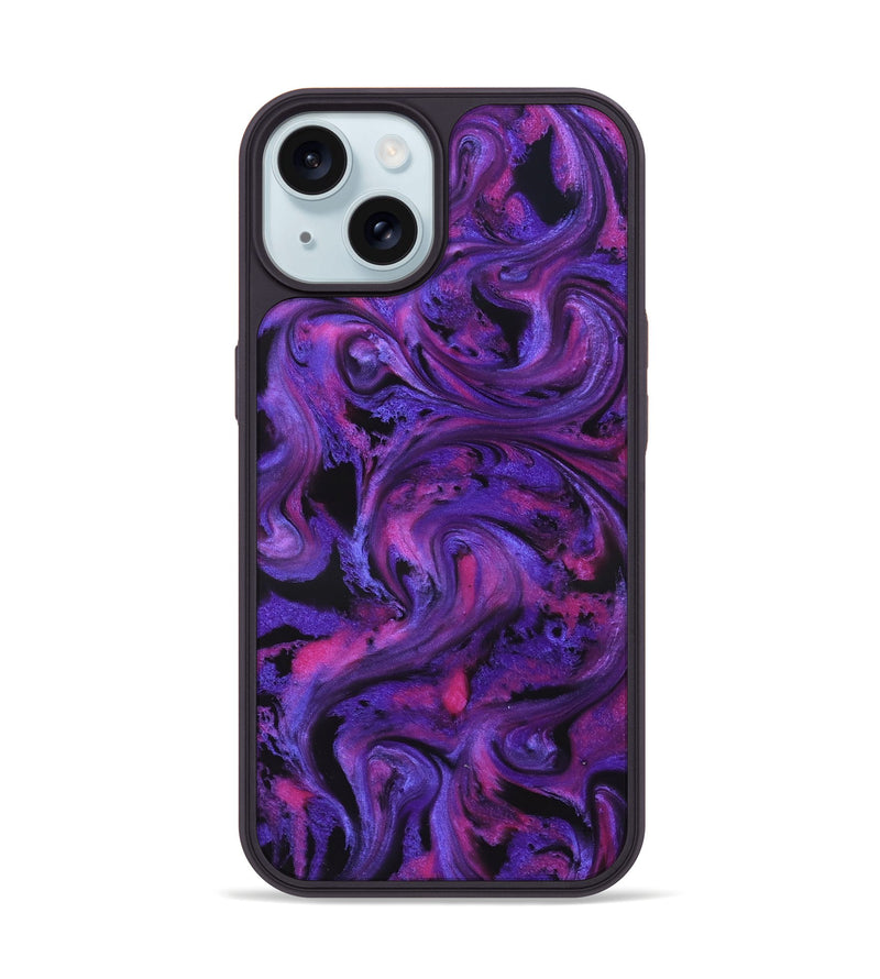 iPhone 15 ResinArt Phone Case - Aryan (Purple, 827622)