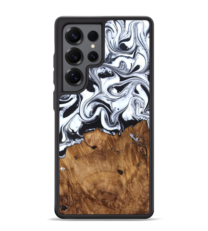 Galaxy S25 Ultra Wood Phone Case - Jerad (Black & White, 827623)