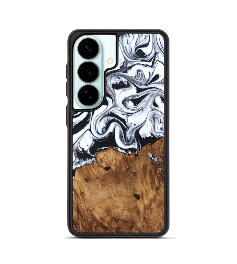 Galaxy S26 Wood Phone Case - Jerad (Black & White, 827623)