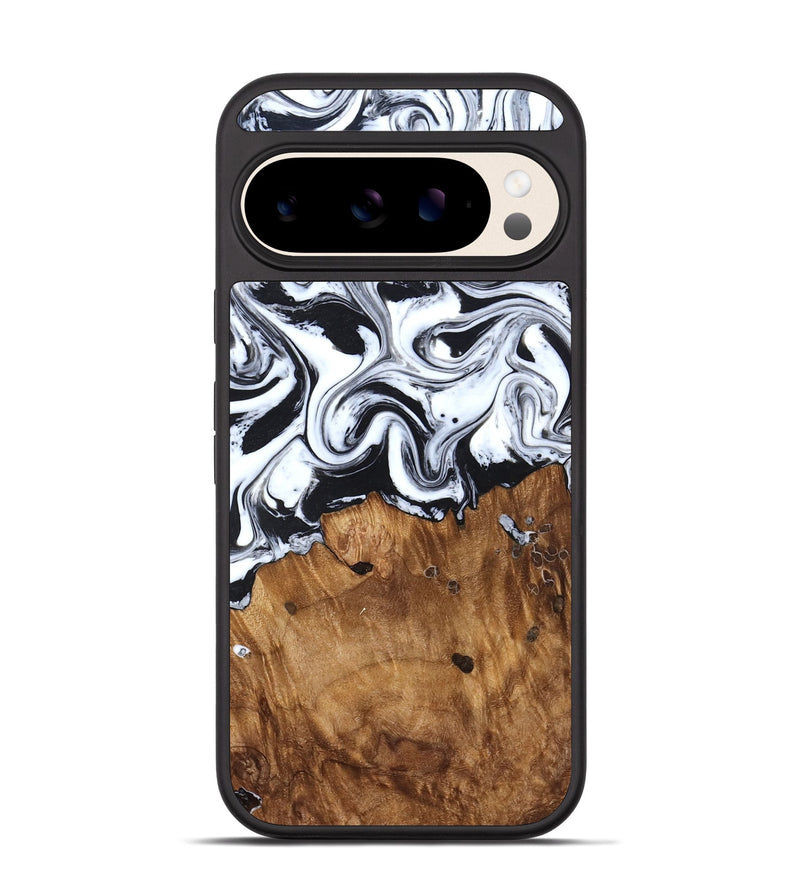 Pixel 10 Wood Phone Case - Jerad (Black & White, 827623)