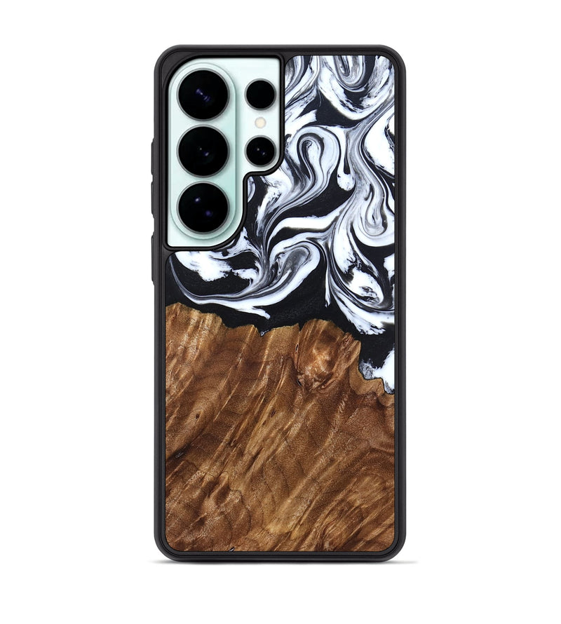 Galaxy S26 Ultra Wood Phone Case - Alec (Black & White, 827624)
