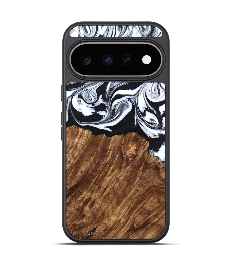 Pixel 11 Wood Phone Case - Alec (Black & White, 827624)