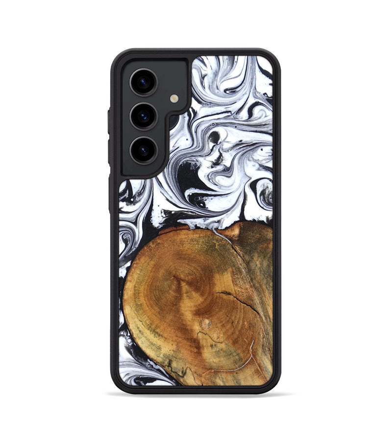 Galaxy S24 Wood Phone Case - Indie (Black & White, 827625)