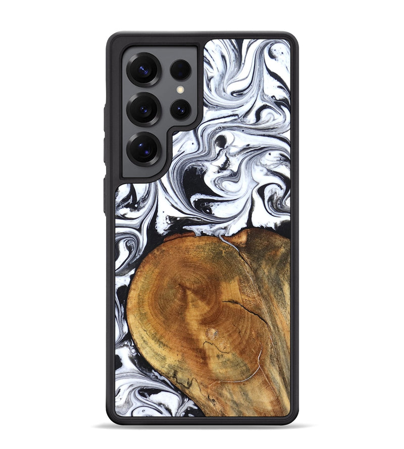 Galaxy S25 Ultra Wood Phone Case - Indie (Black & White, 827625)