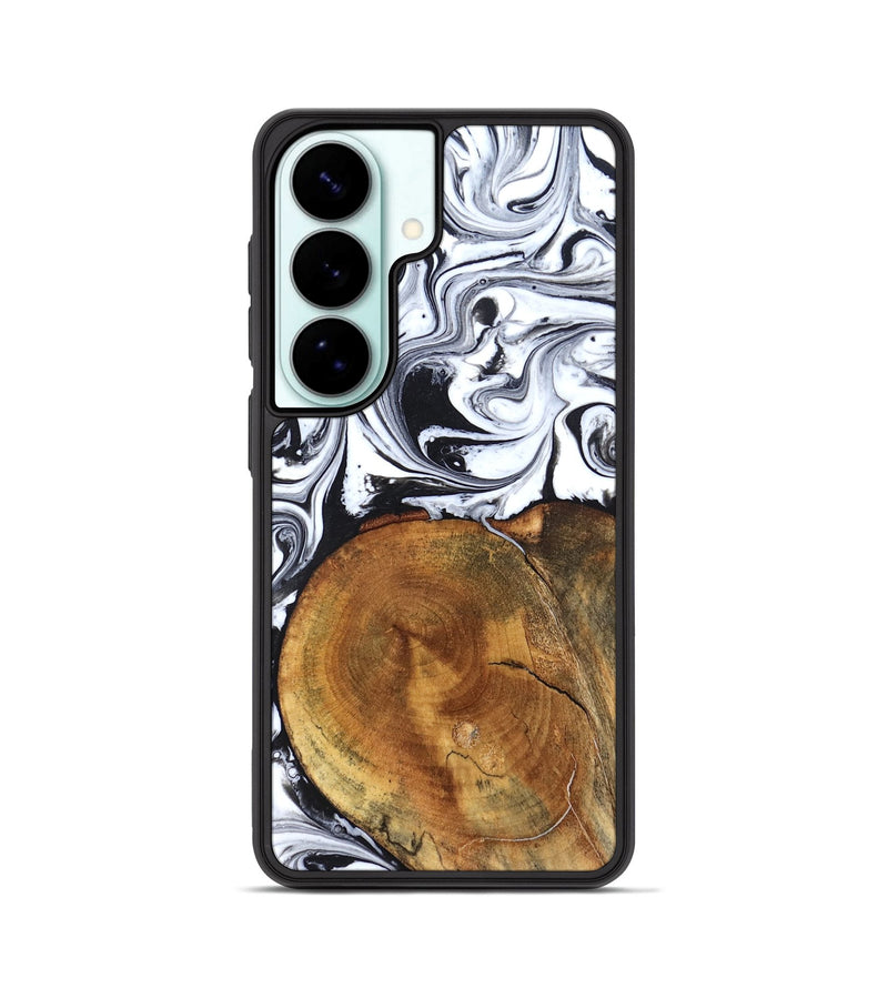 Galaxy S26 Wood Phone Case - Indie (Black & White, 827625)