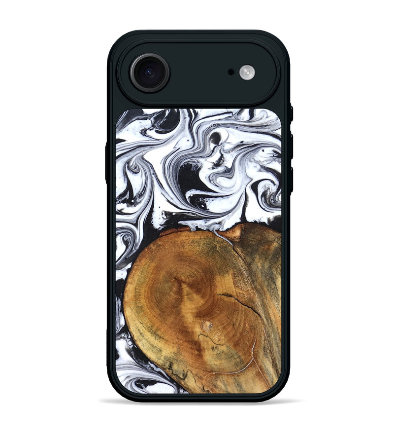 iPhone 17 Air Wood Phone Case - Indie (Black & White, 827625)