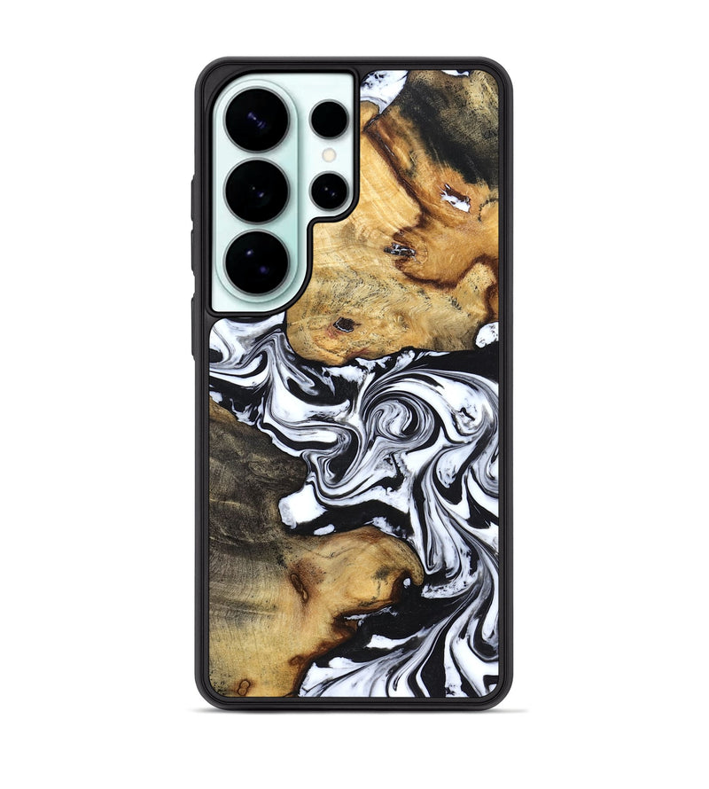 Galaxy S26 Ultra Wood Phone Case - Qiana (Black & White, 827626)