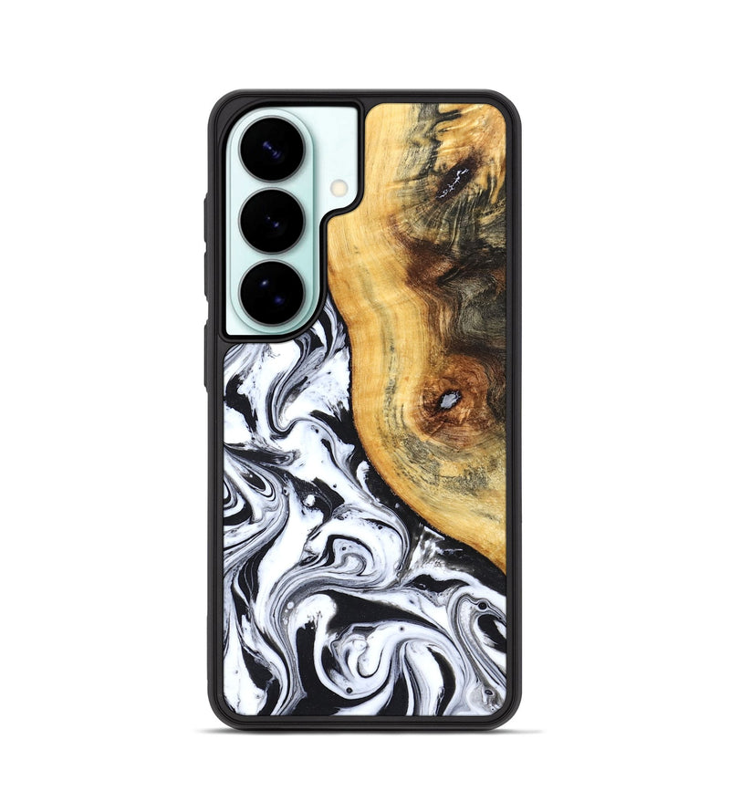 Galaxy S26 Wood Phone Case - Ariyah (Black & White, 827627)