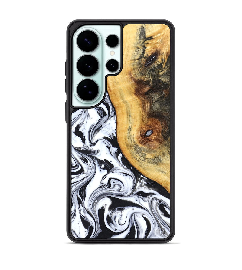 Galaxy S26 Ultra Wood Phone Case - Ariyah (Black & White, 827627)
