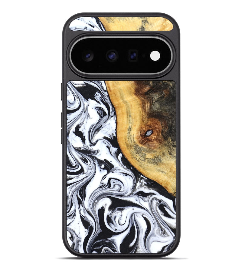 Pixel 11 Pro XL Wood Phone Case - Ariyah (Black & White, 827627)