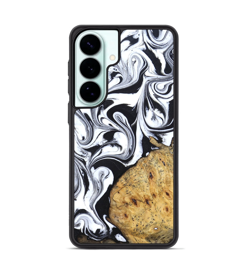 Galaxy S26 Plus Wood Phone Case - Shameka (Black & White, 827628)
