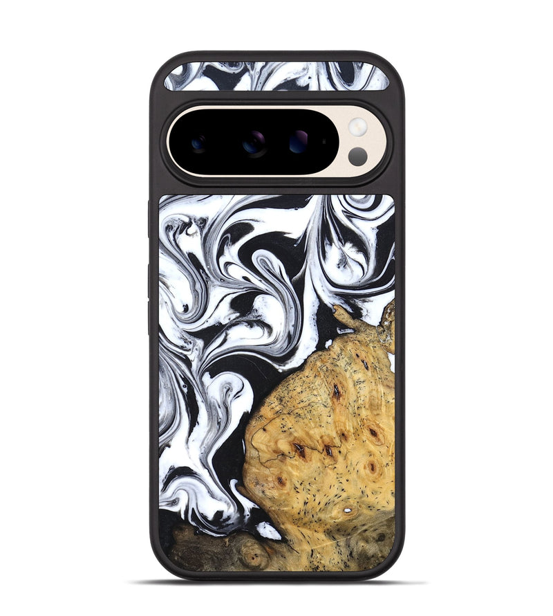 Pixel 10 Wood Phone Case - Shameka (Black & White, 827628)