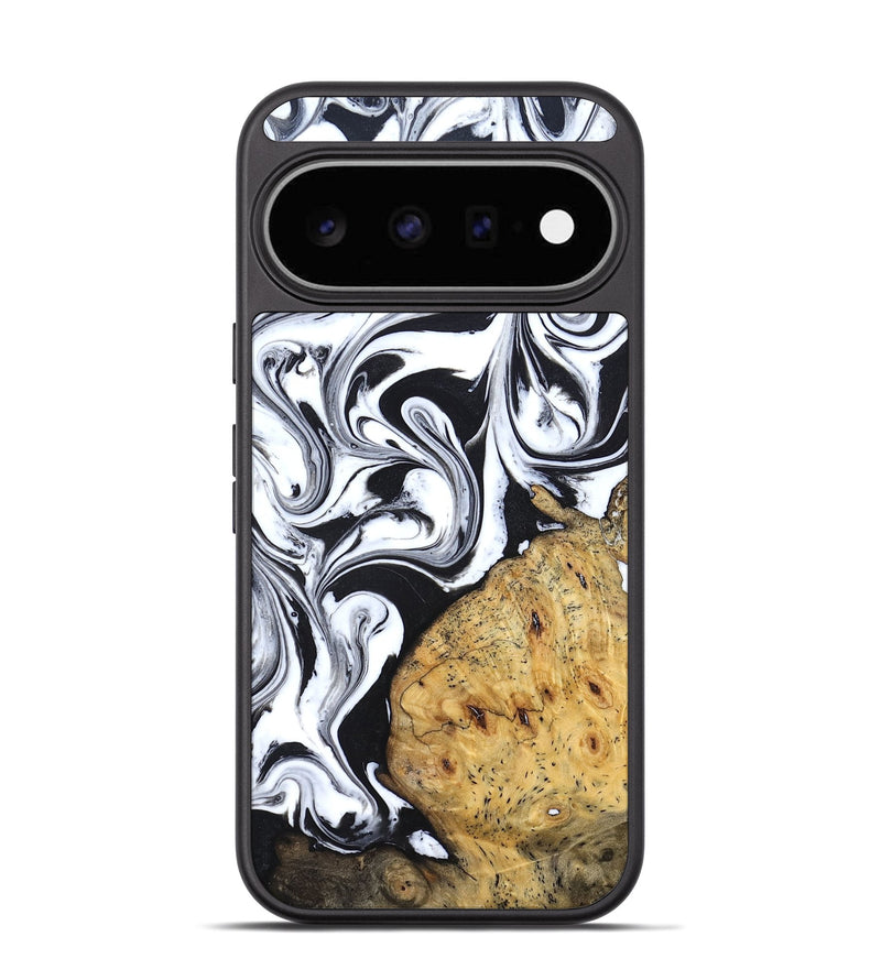 Pixel 11 Wood Phone Case - Shameka (Black & White, 827628)