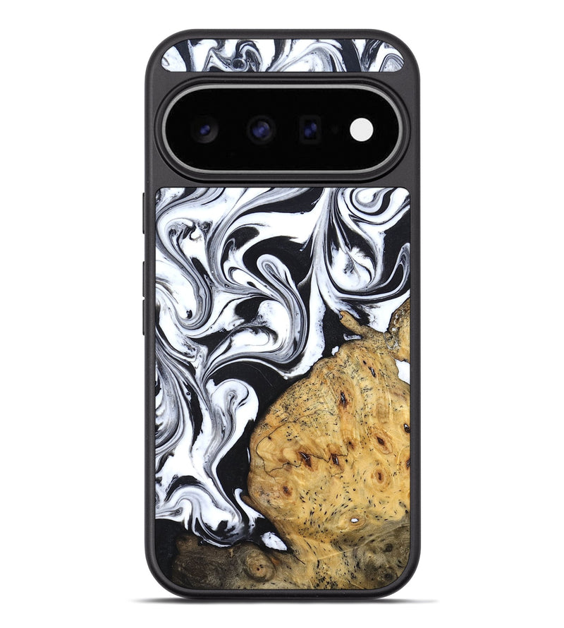 Pixel 11 Pro XL Wood Phone Case - Shameka (Black & White, 827628)