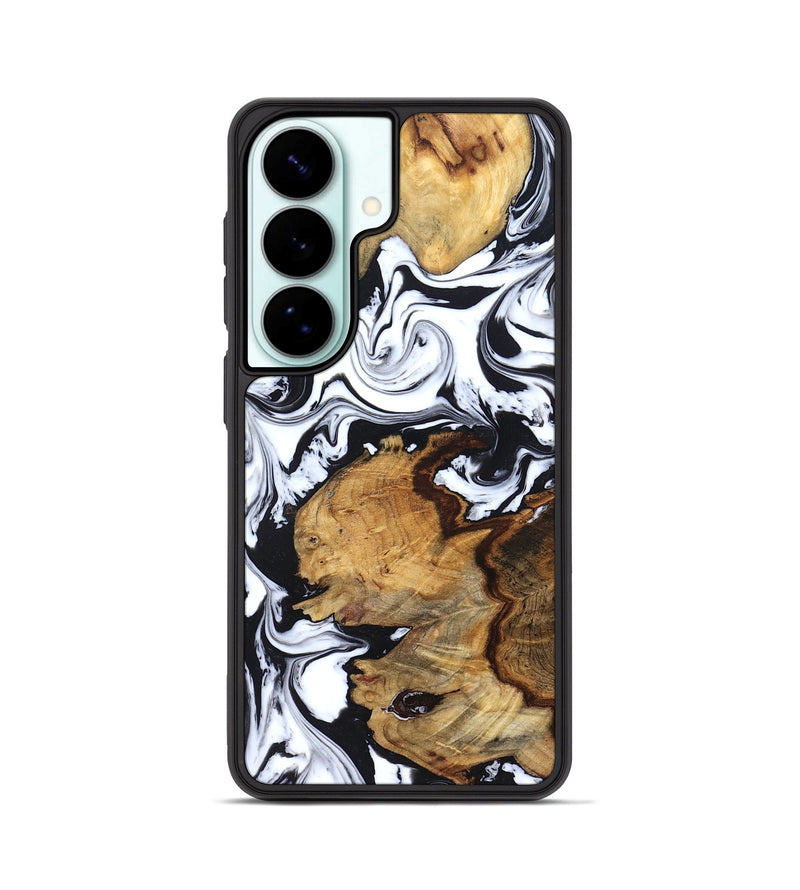 Galaxy S26 Wood Phone Case - Autumn (Black & White, 827629)