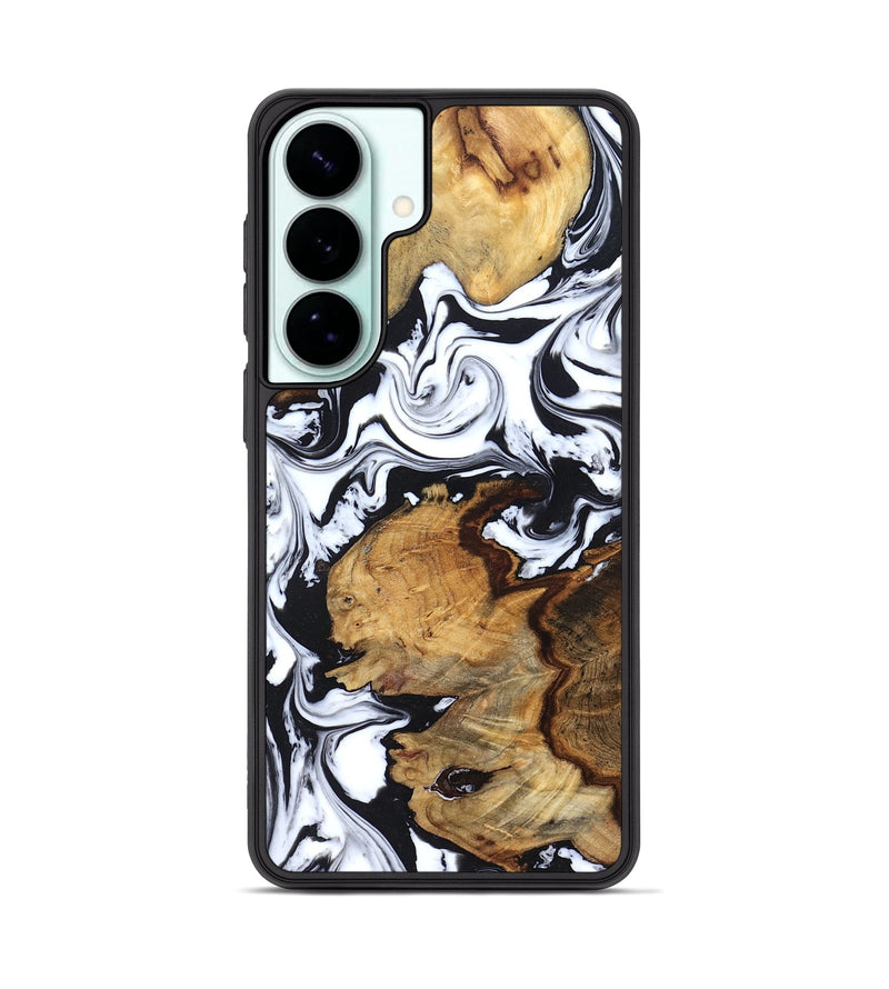 Galaxy S26 Plus Wood Phone Case - Autumn (Black & White, 827629)