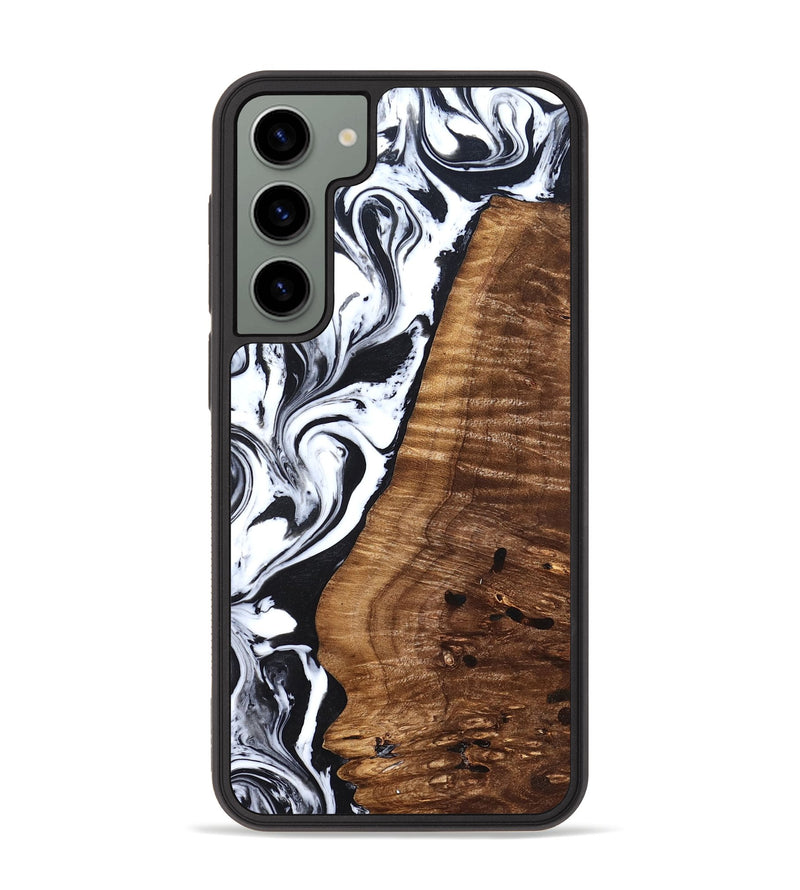 Galaxy S23 Plus Wood Phone Case - Lee (Black & White, 827630)