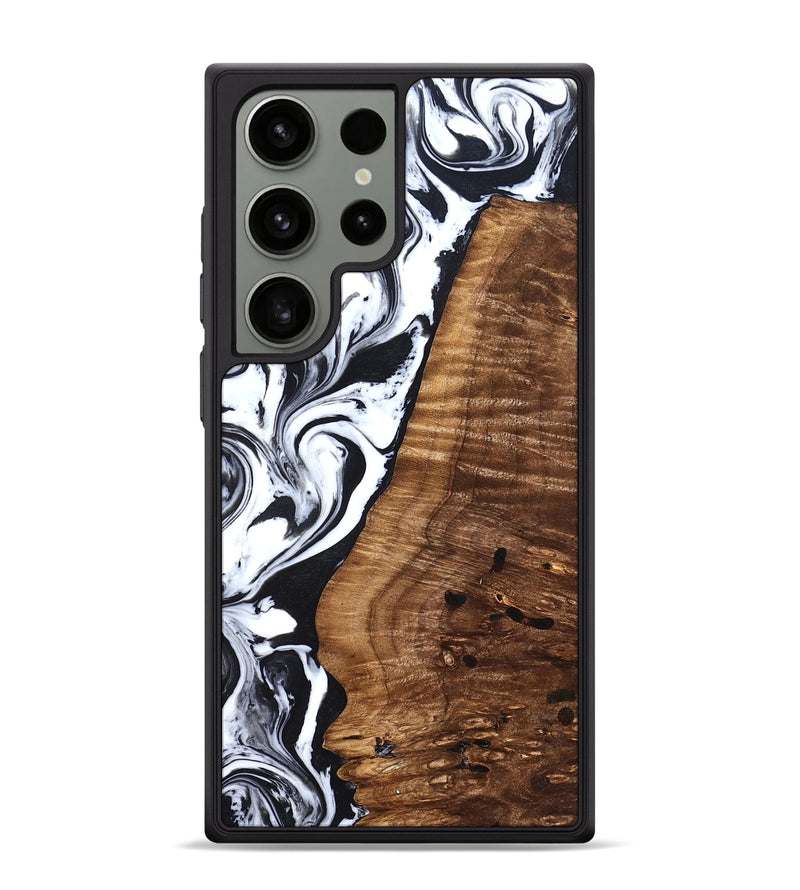 Galaxy S24 Ultra Wood Phone Case - Lee (Black & White, 827630)