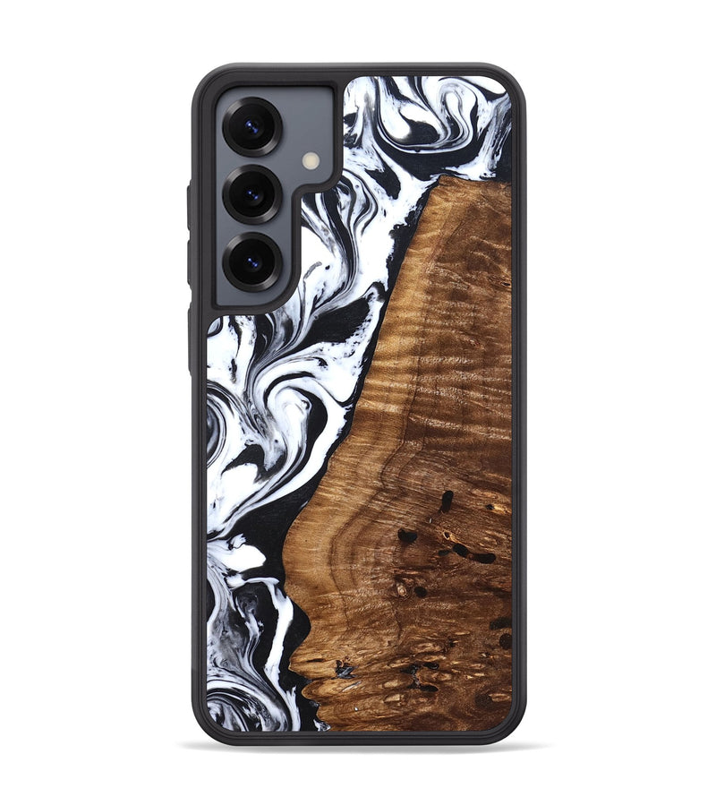 Galaxy S25 Plus Wood Phone Case - Lee (Black & White, 827630)