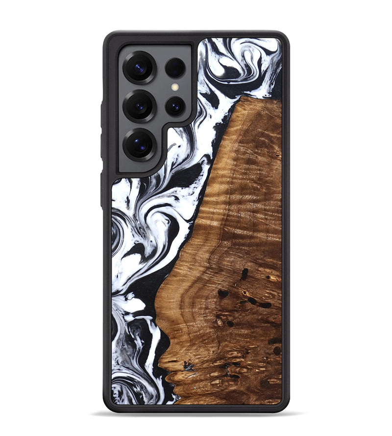 Galaxy S25 Ultra Wood Phone Case - Lee (Black & White, 827630)