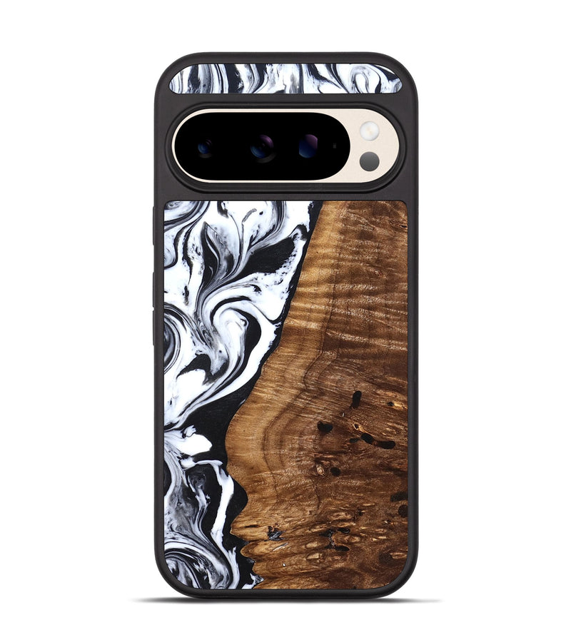 Pixel 10 Wood Phone Case - Lee (Black & White, 827630)
