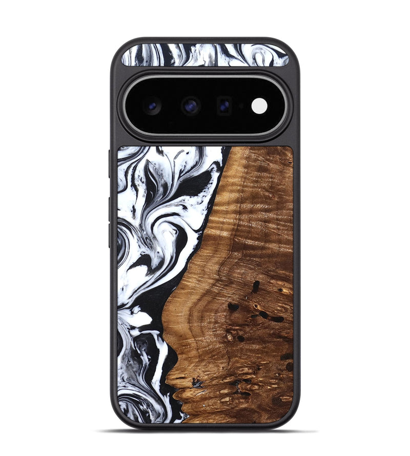 Pixel 11 Pro Wood Phone Case - Lee (Black & White, 827630)