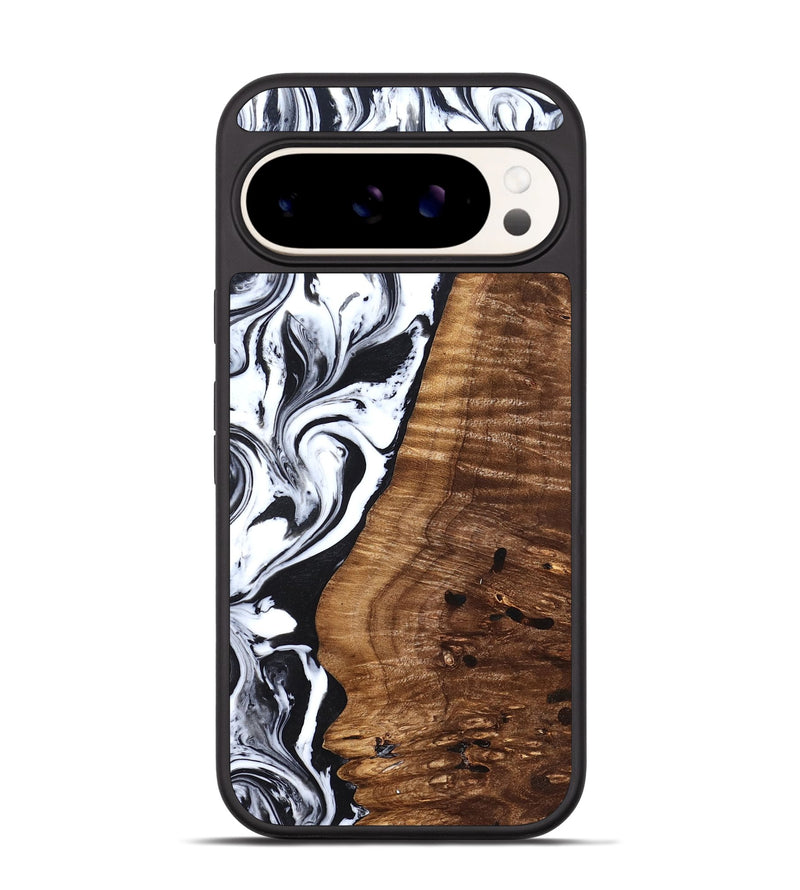 Pixel 9 Pro Wood Phone Case - Lee (Black & White, 827630)