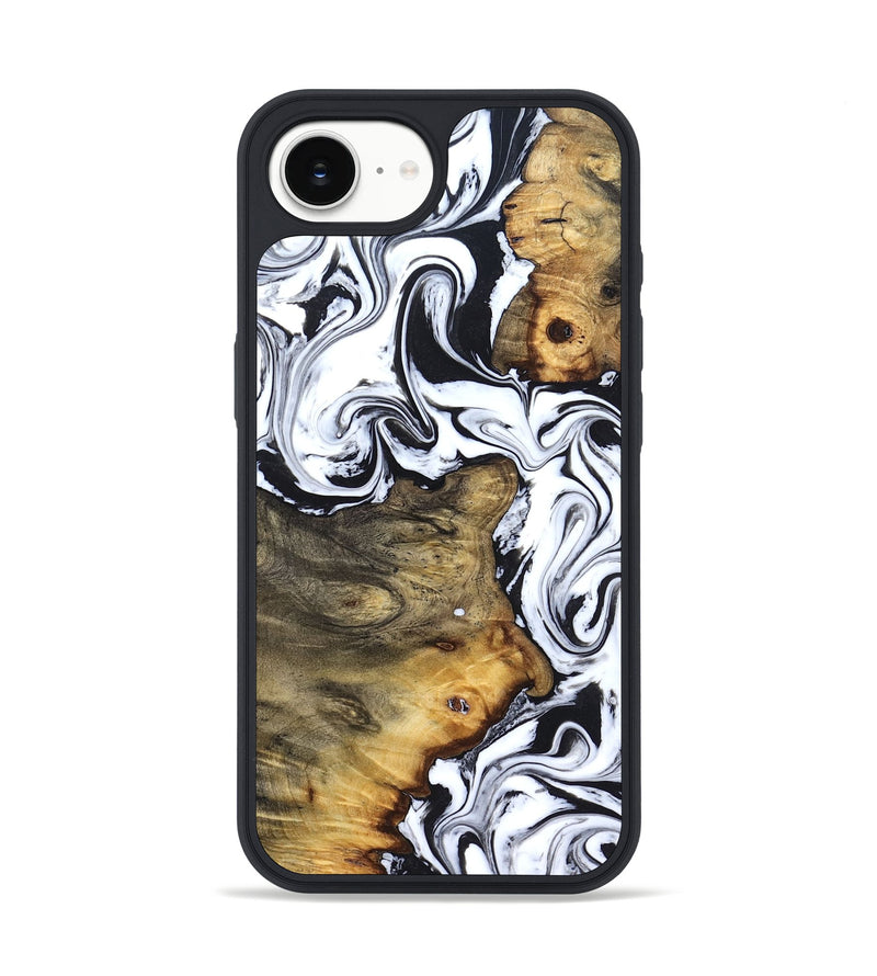 iPhone 17e Wood Phone Case - Lorie (Black & White, 827631)