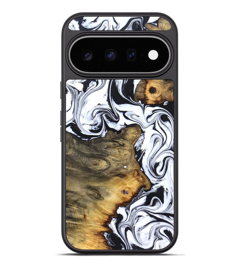 Pixel 11 Pro XL Wood Phone Case - Lorie (Black & White, 827631)