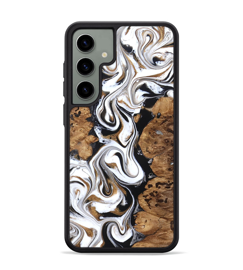 Galaxy S24 Plus Wood Phone Case - Seamus (Black & White, 827632)
