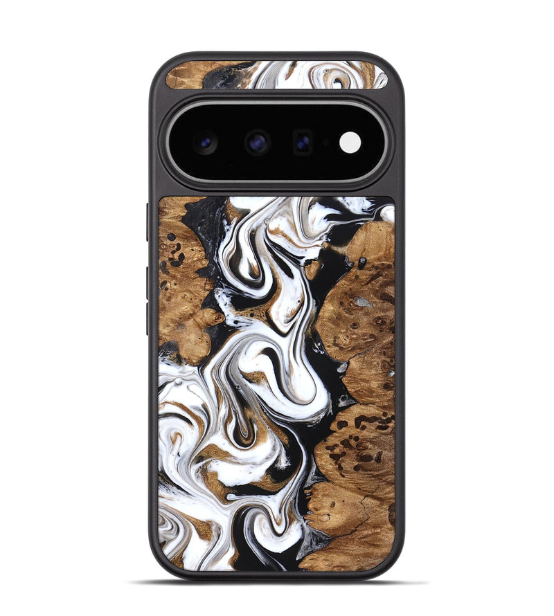 Pixel 11 Wood Phone Case - Seamus (Black & White, 827632)