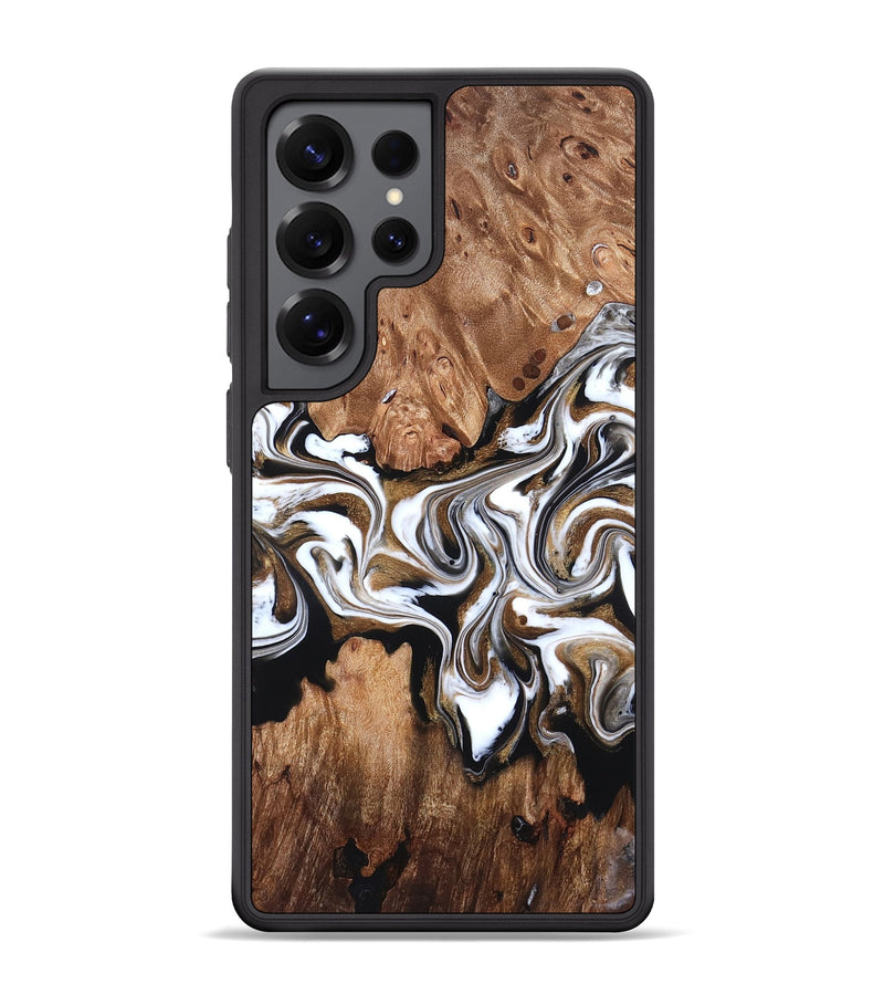 Galaxy S25 Ultra Wood Phone Case - Zoie (Black & White, 827634)