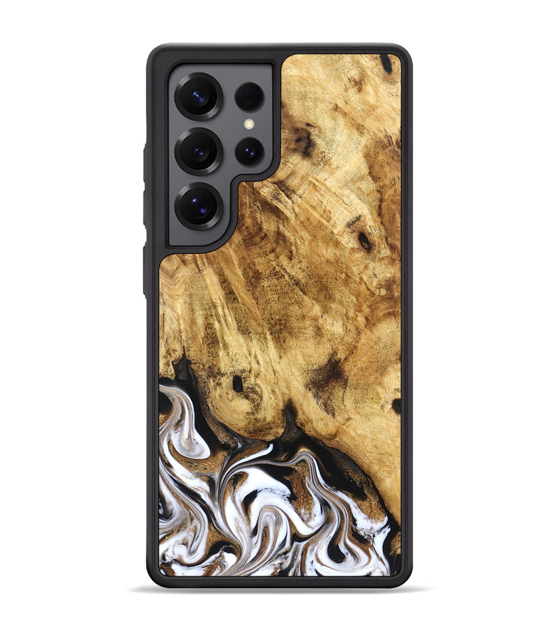 Galaxy S25 Ultra Wood Phone Case - Zariah (Black & White, 827636)